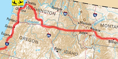 2009: Seattle-Denver-Los Angeles-Seattle