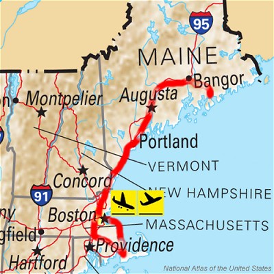 1999: Boston-Cape Cod-Bangor-Boston