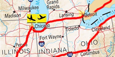 2000: Chicago-Toronto-St.Louis-Chicago