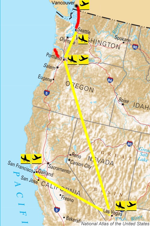 2003: San Francisco-Portland-Seattle-Vancouver